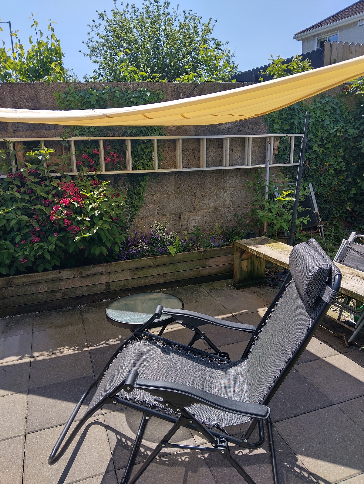 Shade sail installation
