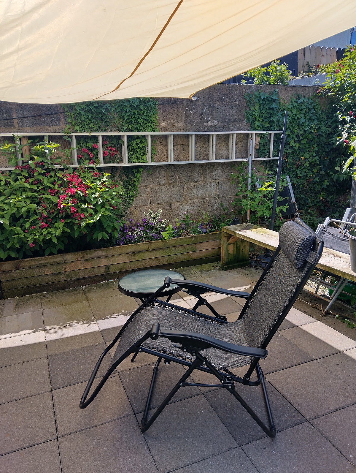Shade sail installation